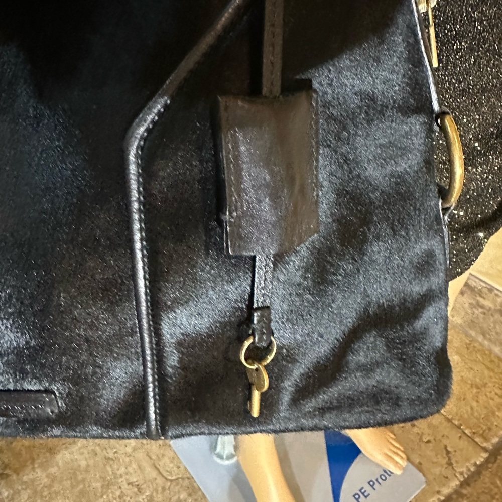 Gorgeous Yves Saint Laurent Black Pony Hair Large Muse Bag - Picture 14 of 16